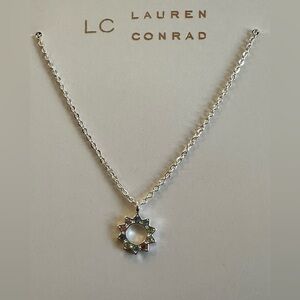 LC Lauren Conrad Multicolored Pendant‎ Necklace NWT